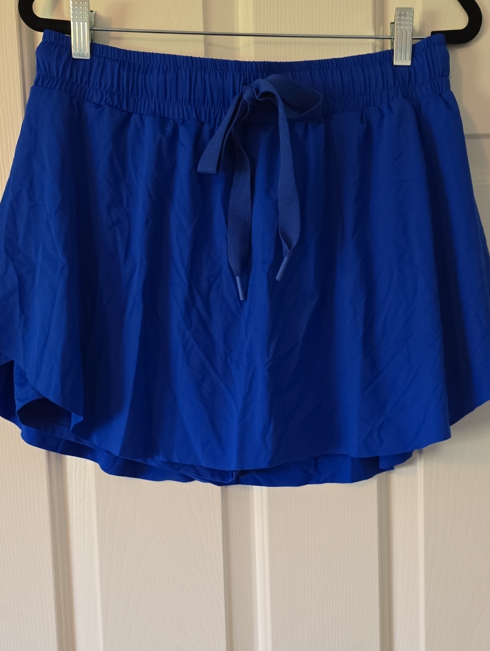Women’s Royal Blue Athletic Skort with Drawstring Waist Sz Lg Nwot
